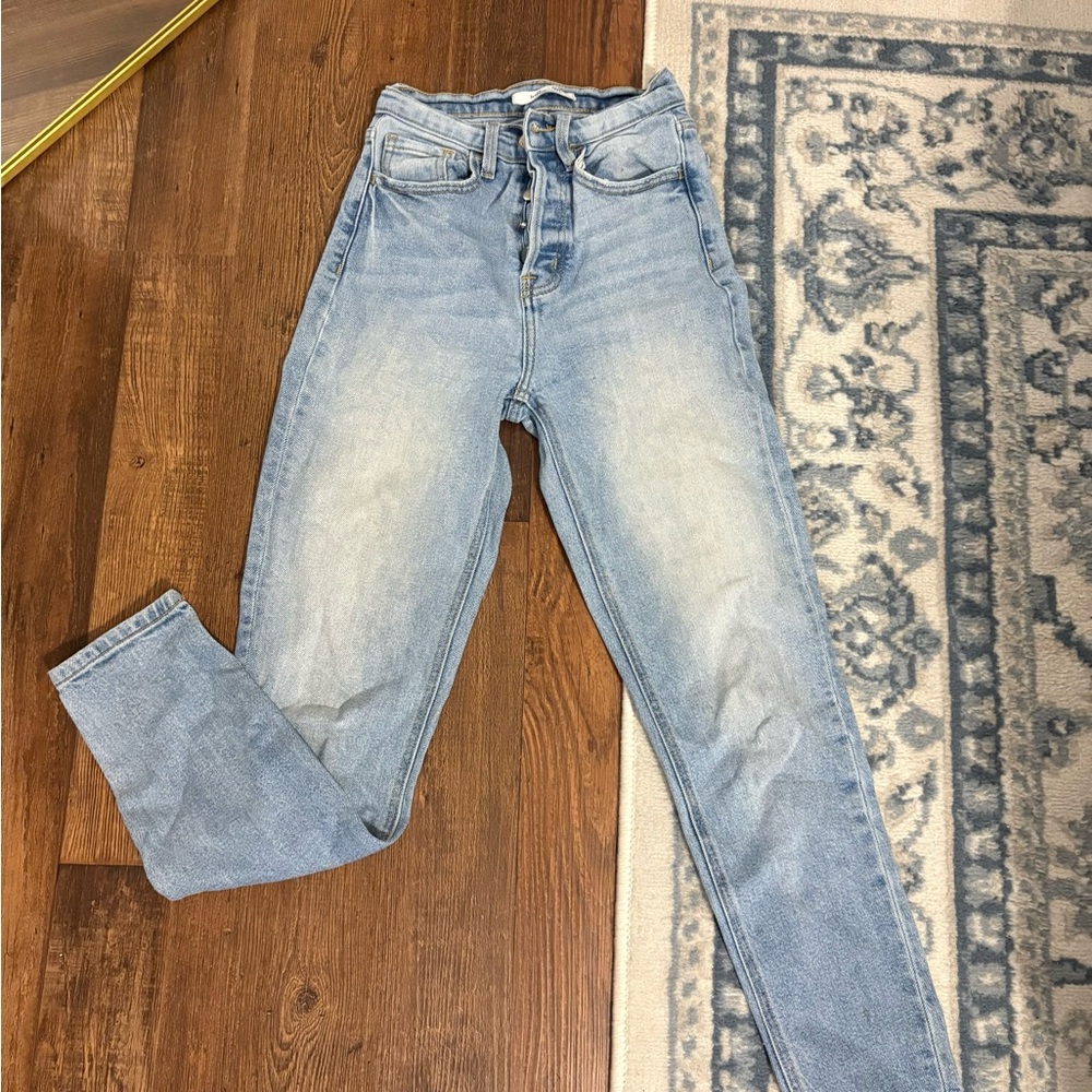 Sky Blue High-Rise Women's Jeans